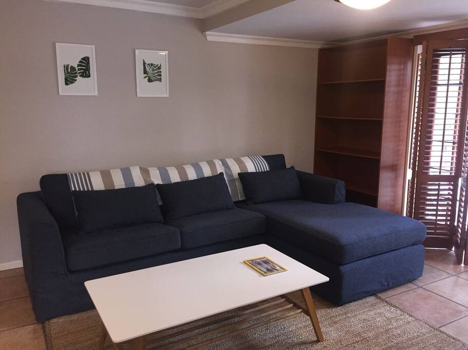 Spacious living area with lots of natural light