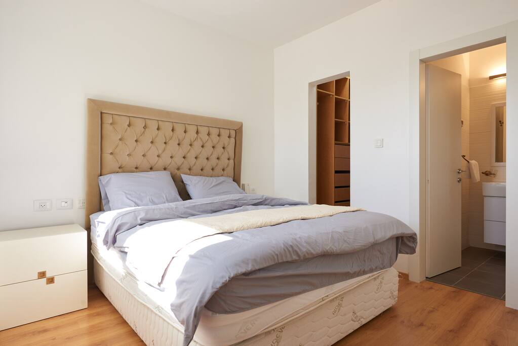 Master bedroom with bathroom and wardrobe...