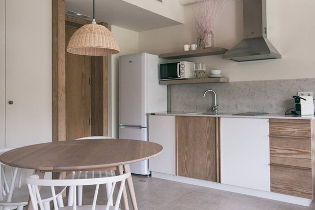 Living room: Kitchen