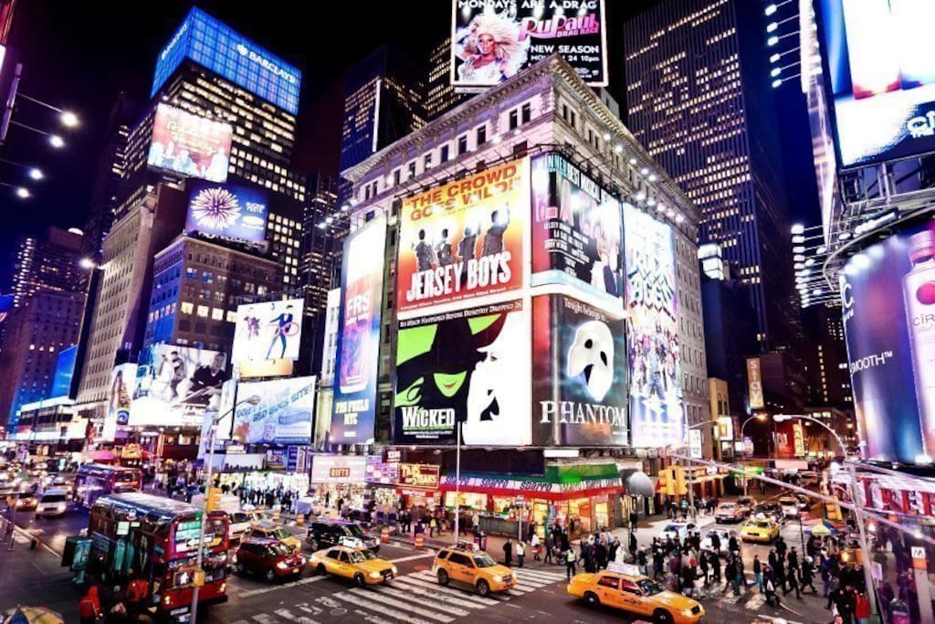 Times Square at night