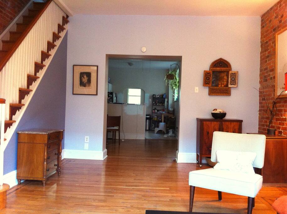 sunny, spacious living room