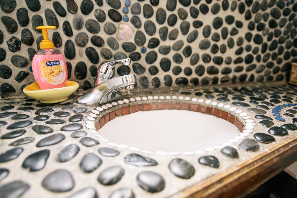 One of our many shared bathrooms