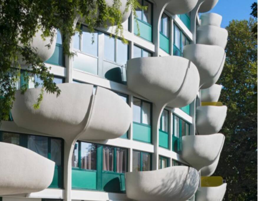 Balcon pour apprécier le paysage