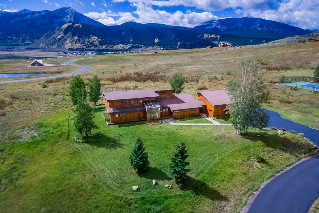 Surrounded by open space, there's plenty of room and privacy.