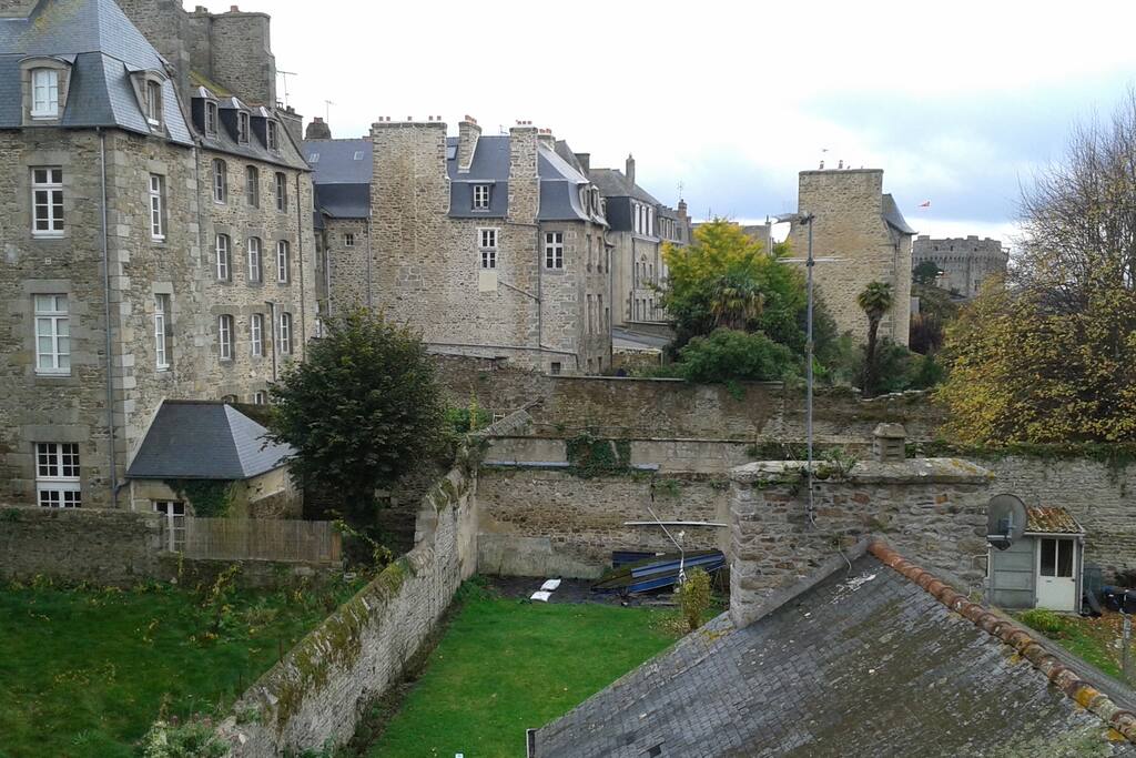 Vue sur les jardins