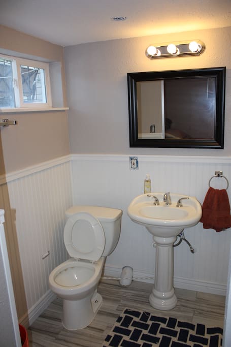 Remodeled bathroom
