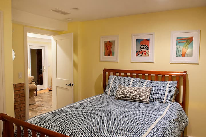 Bedroom No. 2 with queen-sized bed.