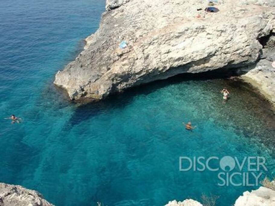 Il mare cristallino dell'area marina protetta del Plemmirio