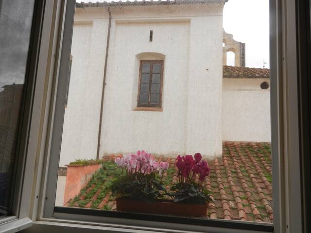 Luminosa stanza  2 letti singoli. A Casa di Aruna