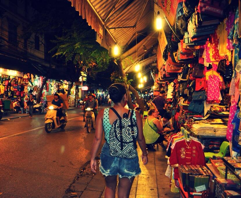 Old Quarter at night