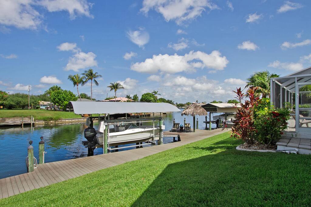 Waterside canal view