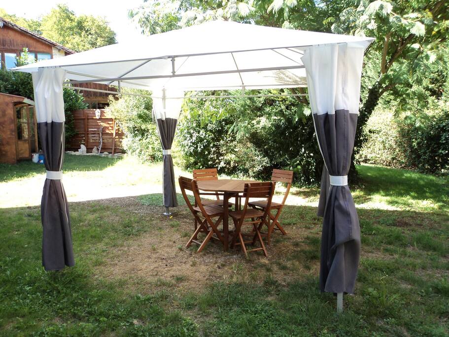 Espace à l'ombre et détente