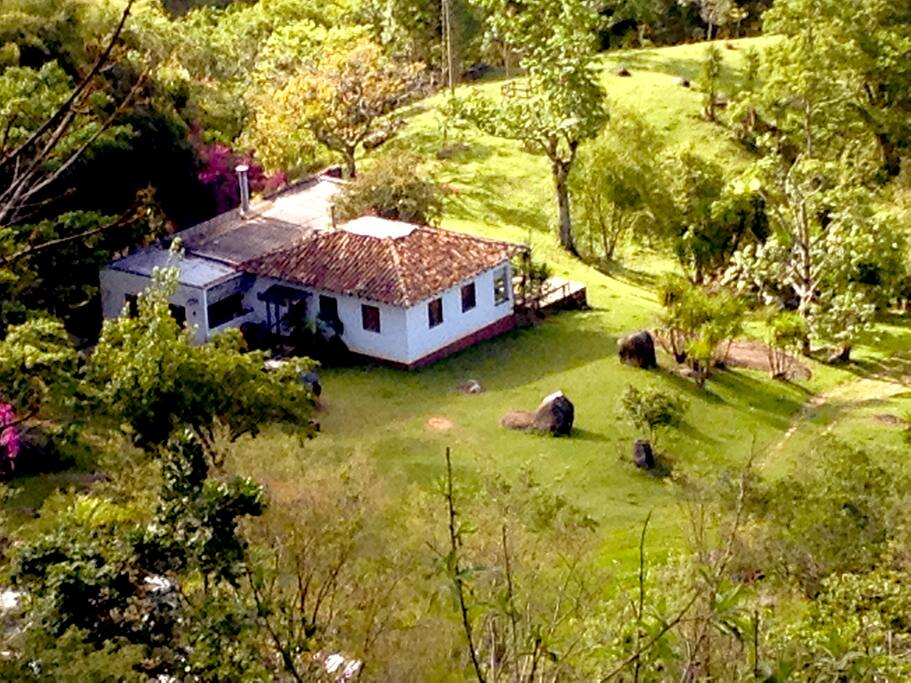 casa vista de cima
