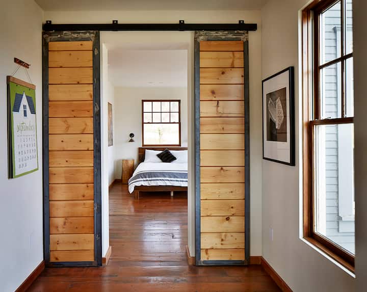 Bedroom #2 downstairs (2 Queen beds).