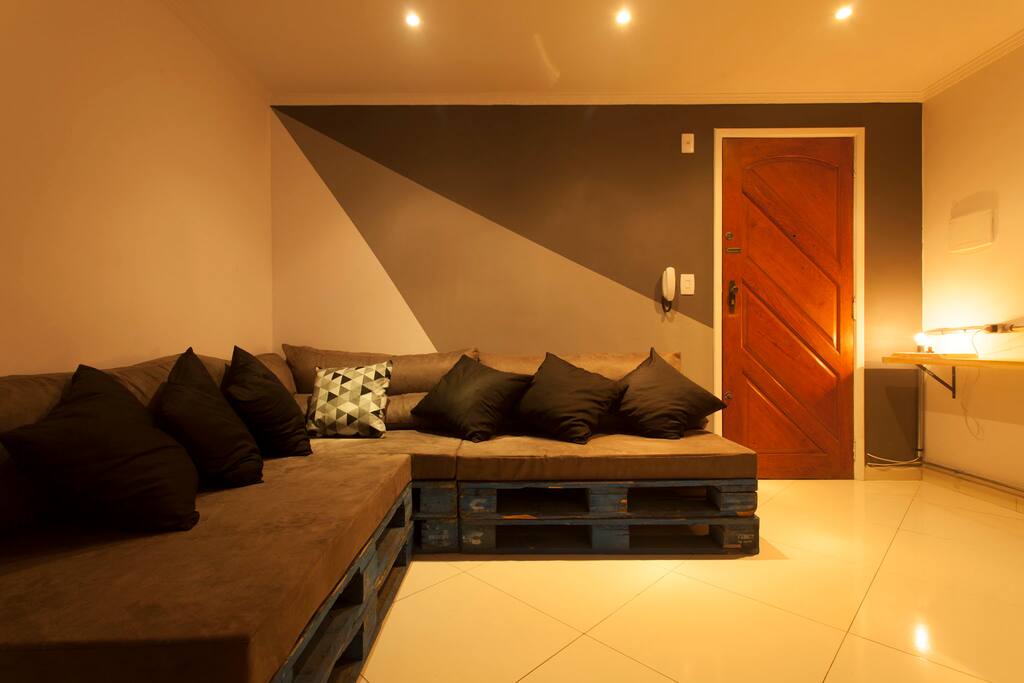 a space to hang out, relax and watch tv