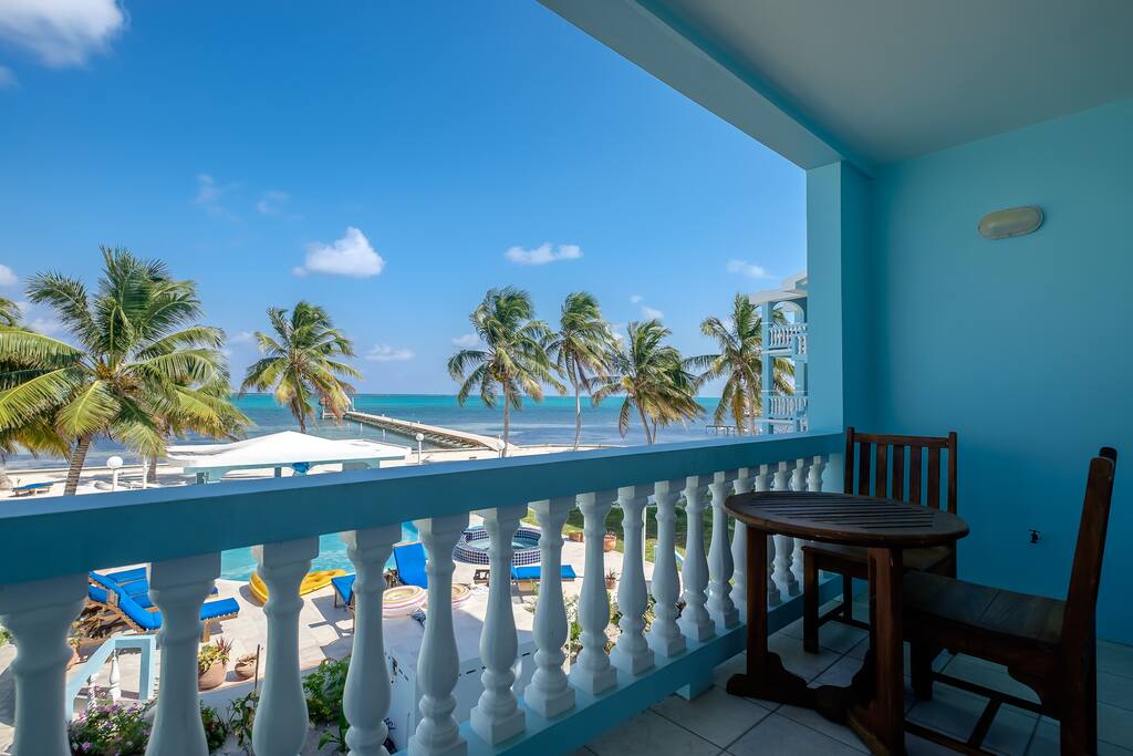 View from second level veranda (entry level of the condo)