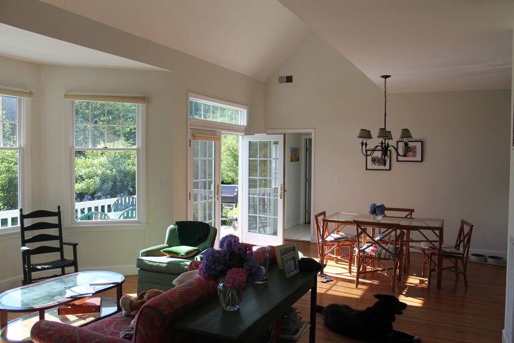 Open living / dining room