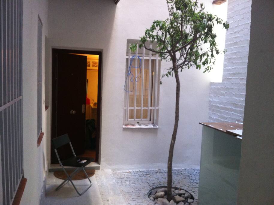 entrada de la casa