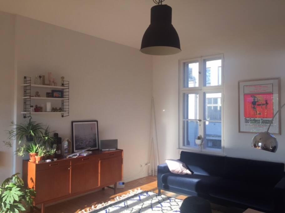 the living room.