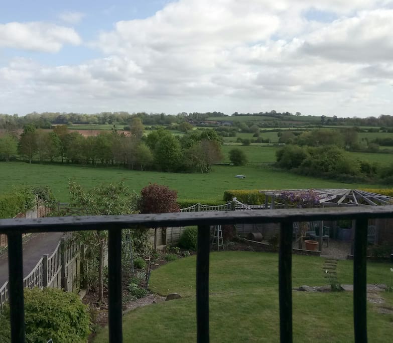 View from french doors.