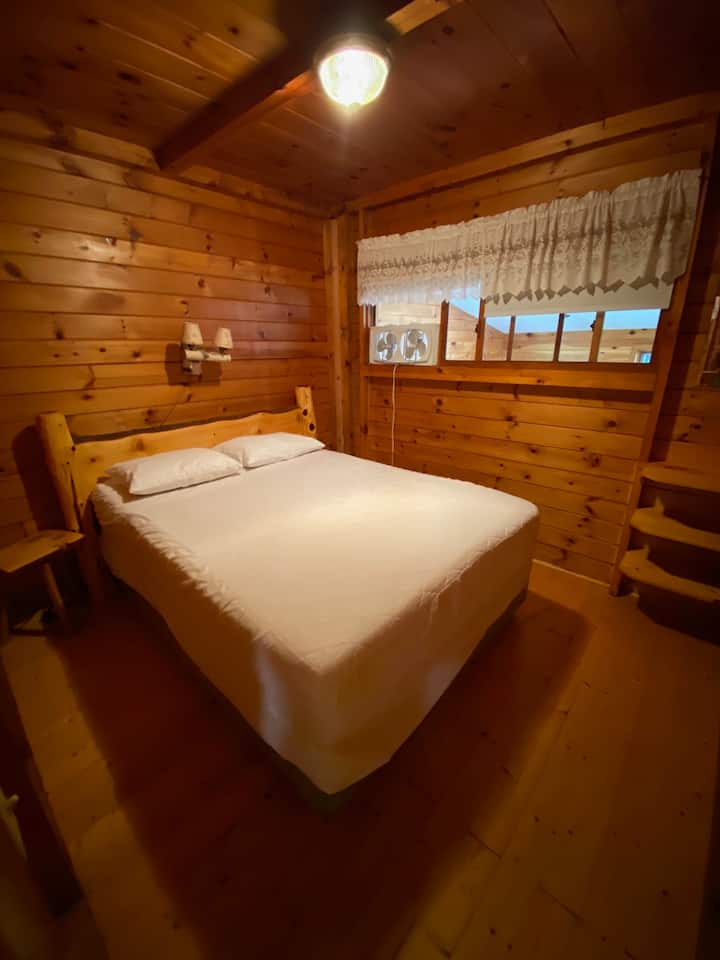 Chambre 1 avec lit queen.