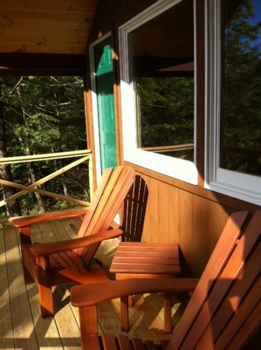 Mountaintop Cabin Hike or Ski In! Cabins for Rent in Bridgton