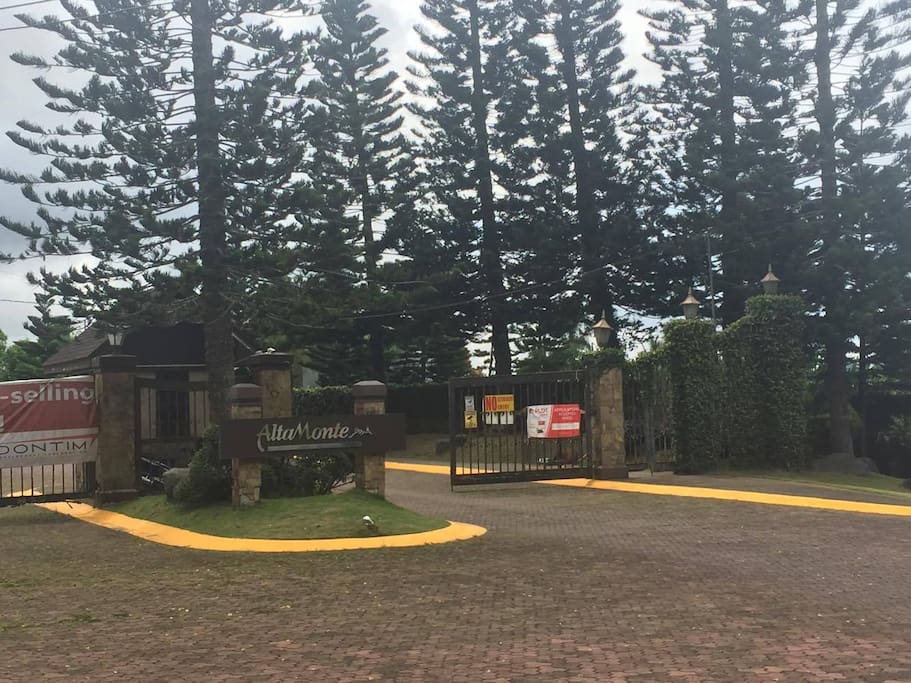 Entrance gate of Alta Monte Exclusive Subdivision