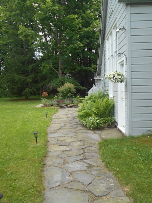 Blue Stone Walk to Entrance
