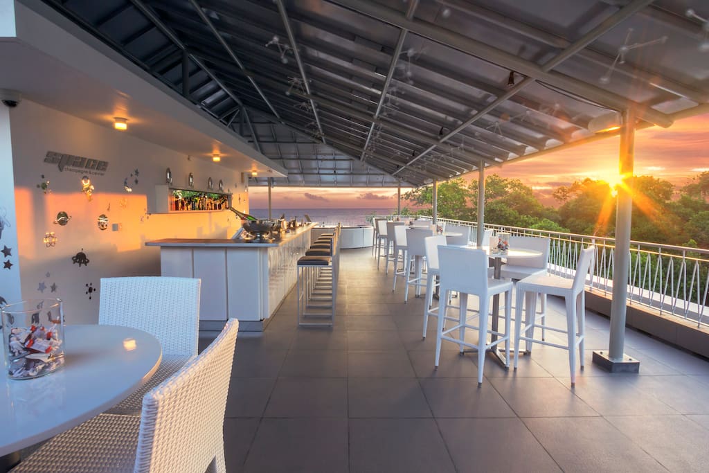 Space rooftop bar