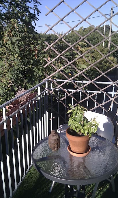 Un café sur la terrasse ensoleillée ?