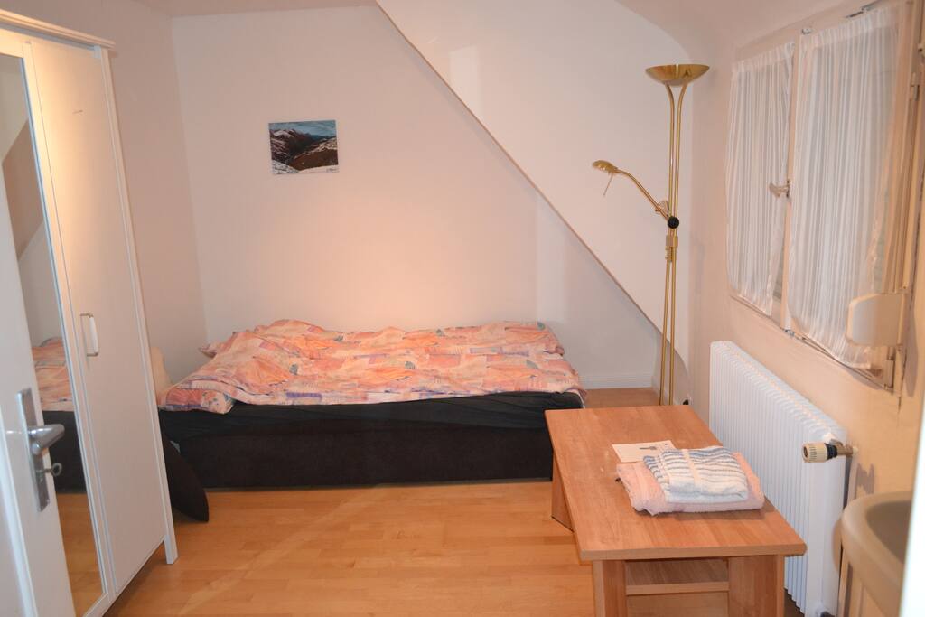 couch turned into double bed