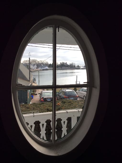 Even the window out to that view is romantic!