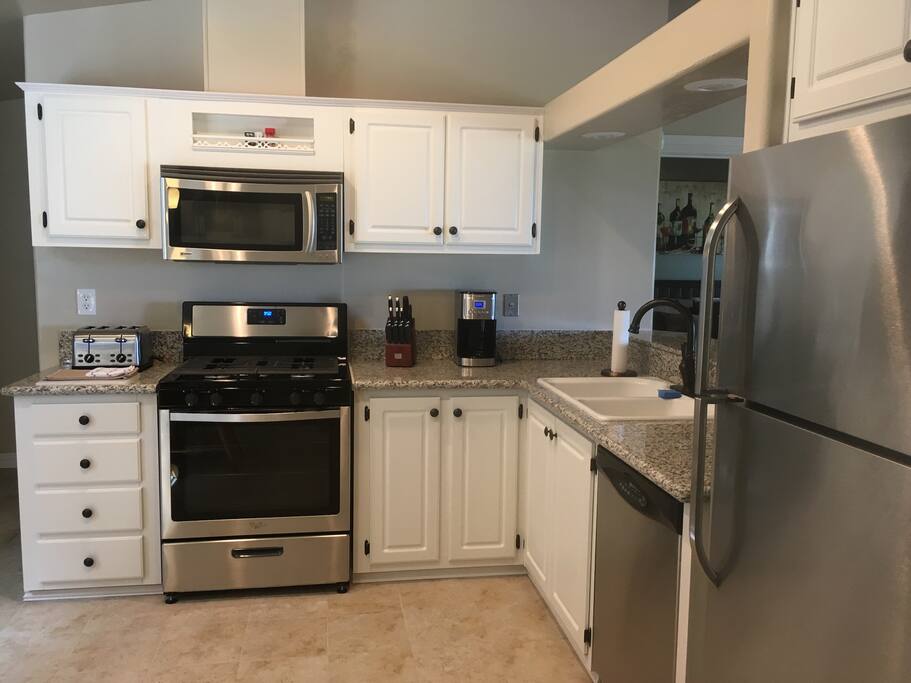 Fully-equipped kitchen.