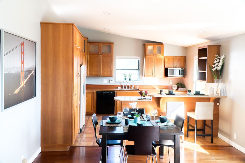 View of kitchen / dining room