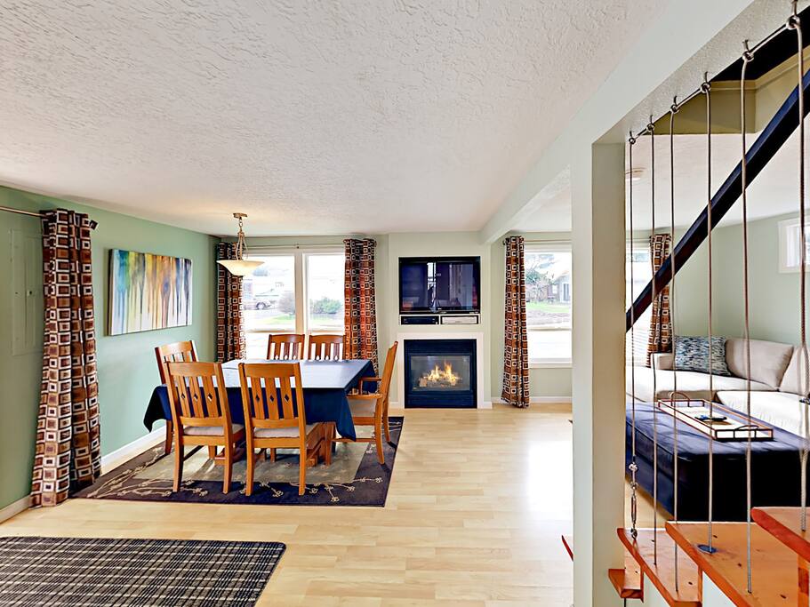 The welcoming open floor plan creates an effortless flow and encourages conversation.