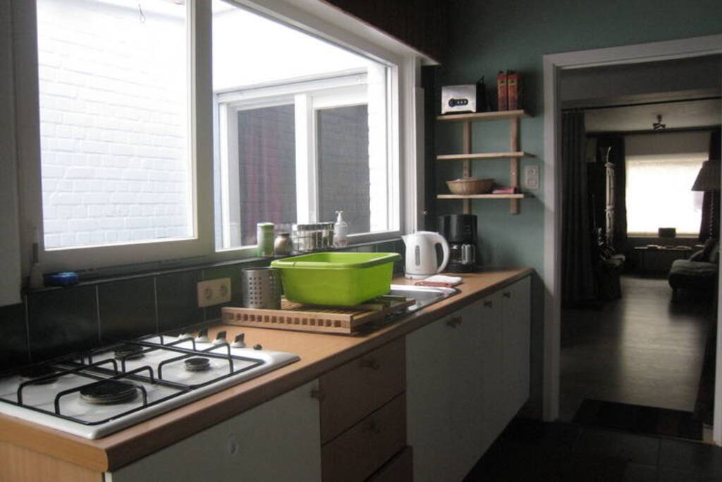 Kitchen with all accomodation you need
