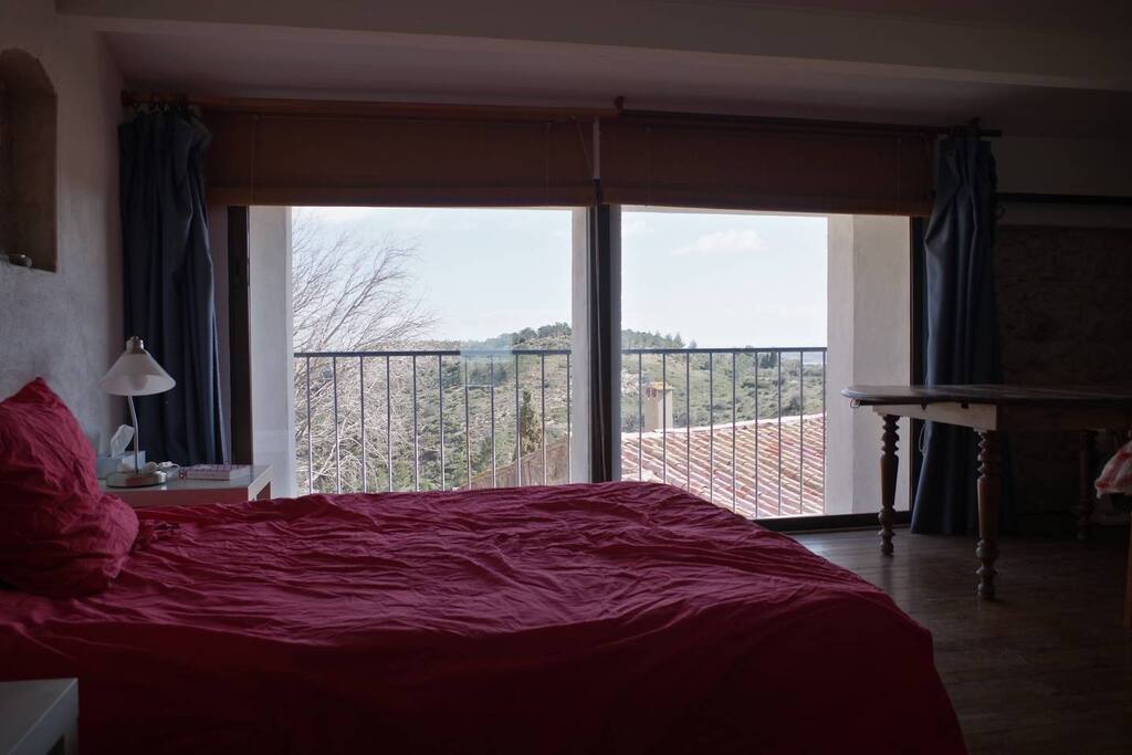 Vue de la chambre du haut