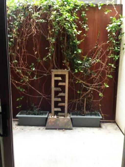 Outside private patio