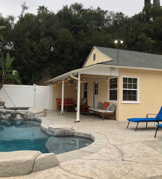 We recently repainted the outside of the house