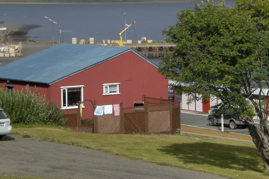 View of the house from above