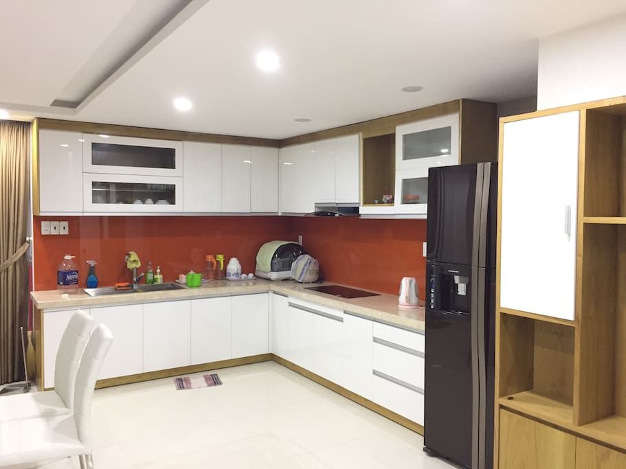 A well-equipped kitchen