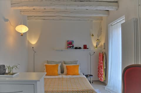 Beautifully renovated studio 40m from the Piazza