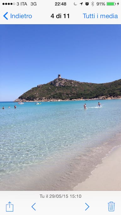 il mare caraibico di Villasimius