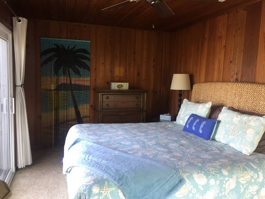 Master bedroom with beach view
