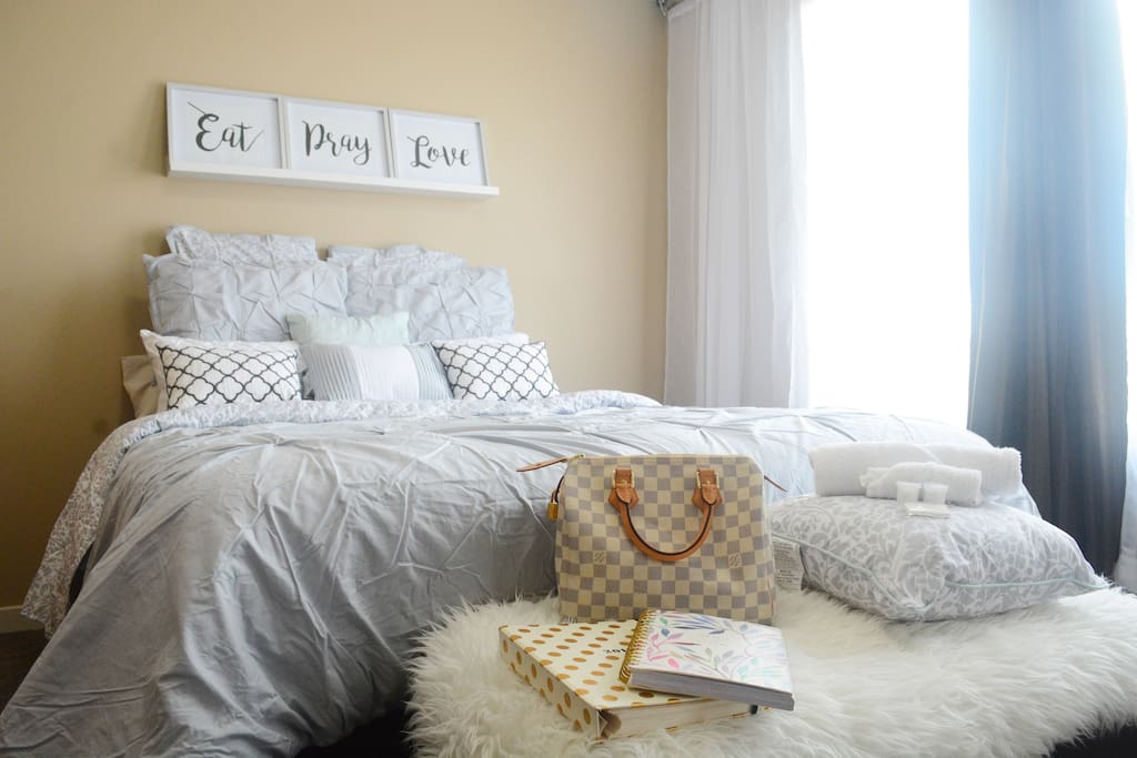 Spacious bedroom