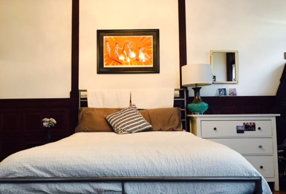 The master bedroom.