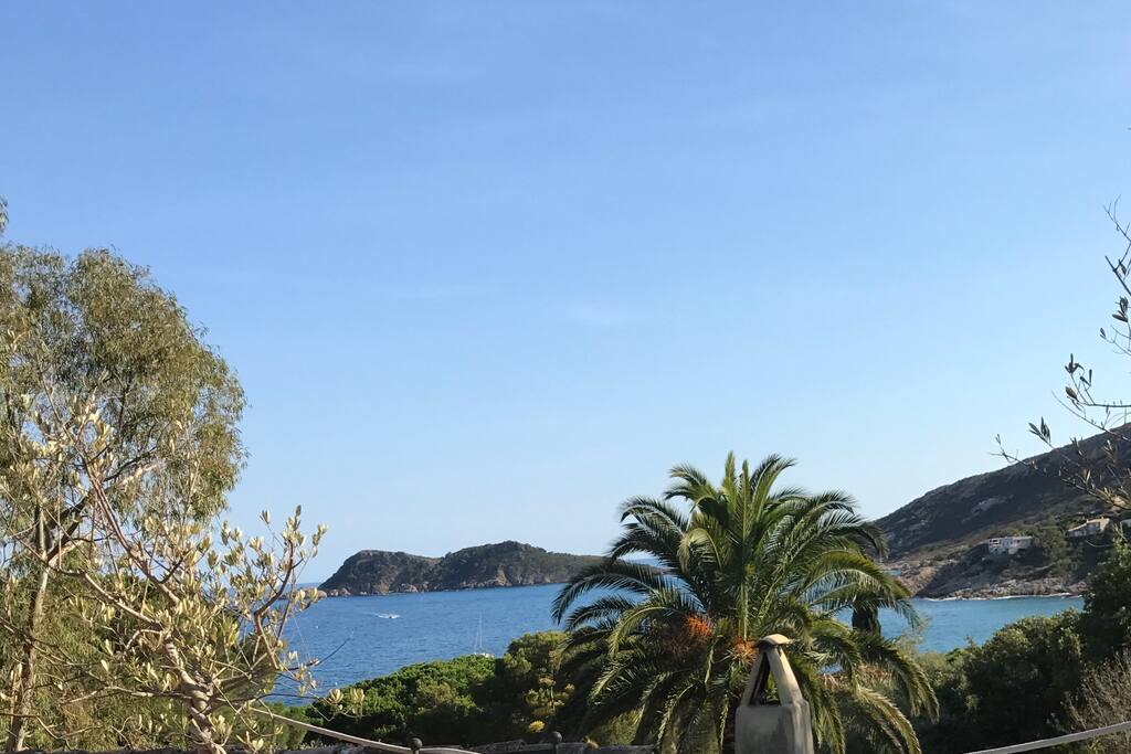 Rooftop terrace view towards Cap taillat