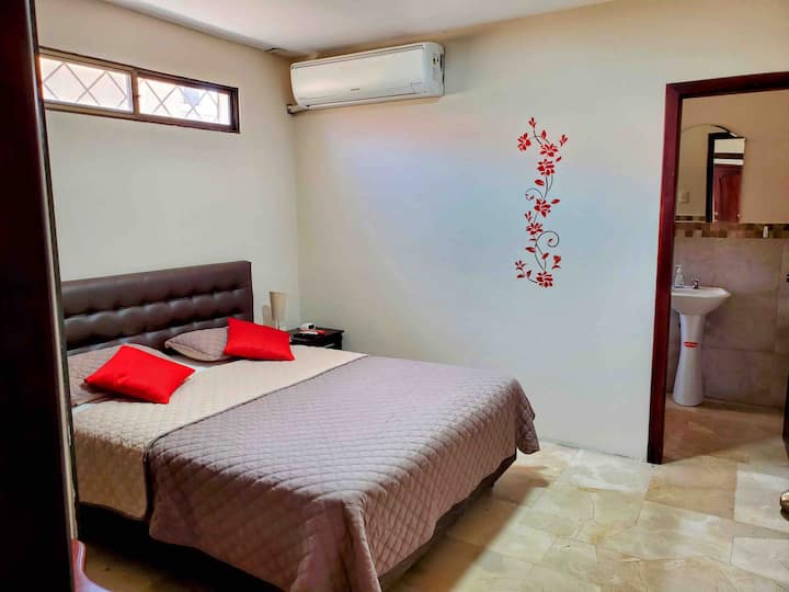 Very comfortable spacious beds