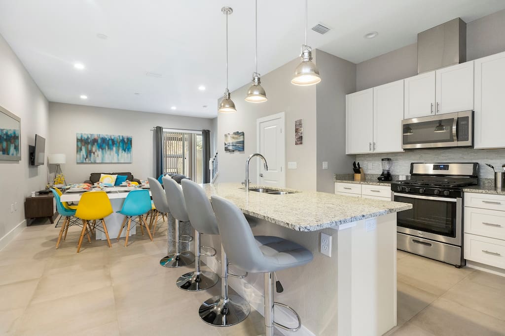 Entrance view - Kitchen and Living Area