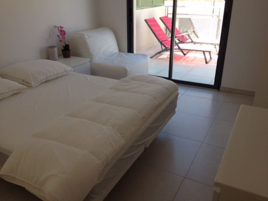 Chambre lit double